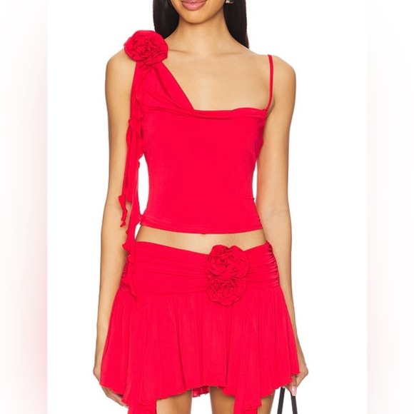 Lovers & Friends CASEY Top & Mini Skirt NEW NWT